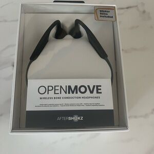 Openmove Aftershokz Black Wireless Bone Conduction Headphones